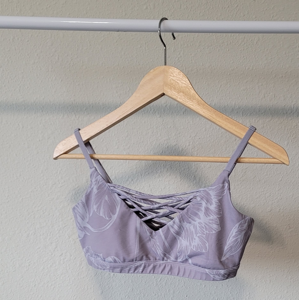 Fabletics Lavender Sports Bra